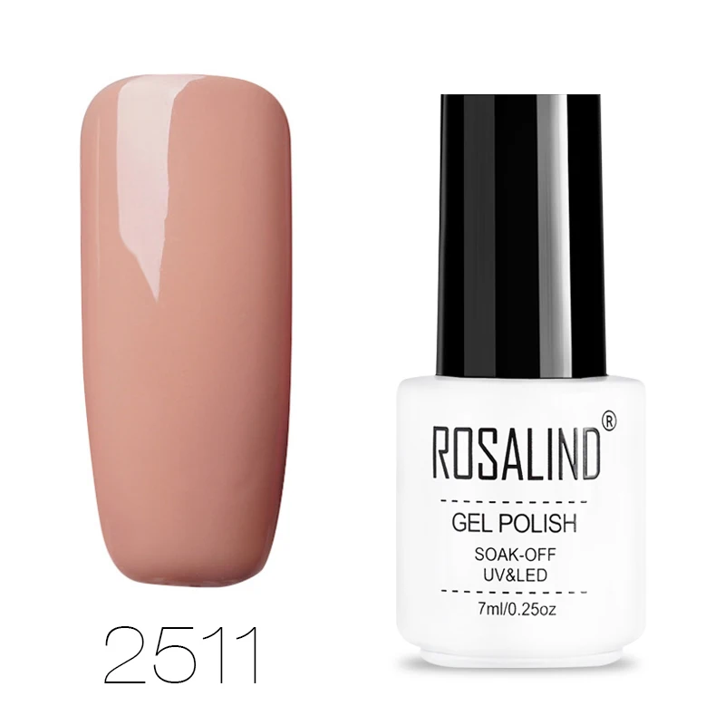RC2511 ROSALIND Гель-лак для ногтей маникюрный набор для наращивания ногтей Vernis постоянный УФ светодиодный гибридный дизайн ногтей Гель-лак - Цвет: RC2511