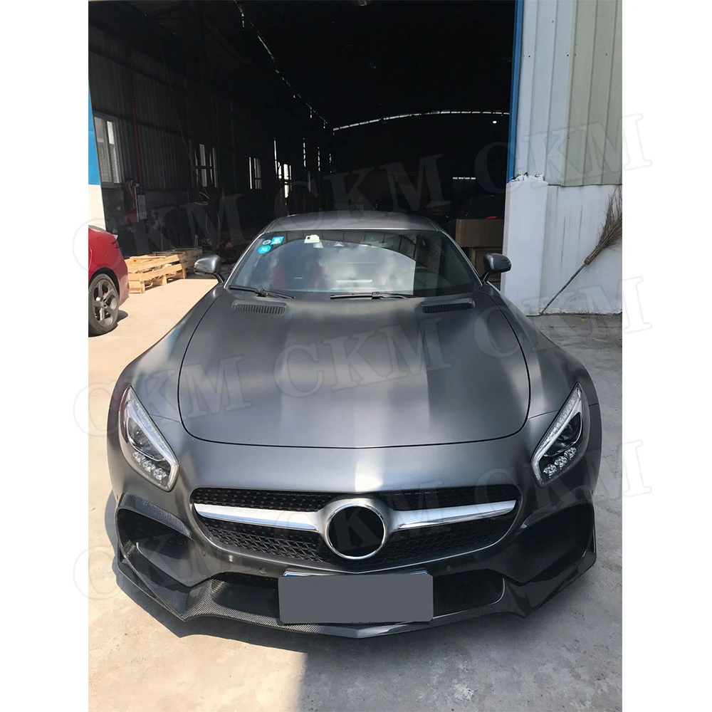 Спойлер для переднего бампера из углеродного волокна Mercedes Benz AMG GT GTS GTR Coupe FRP