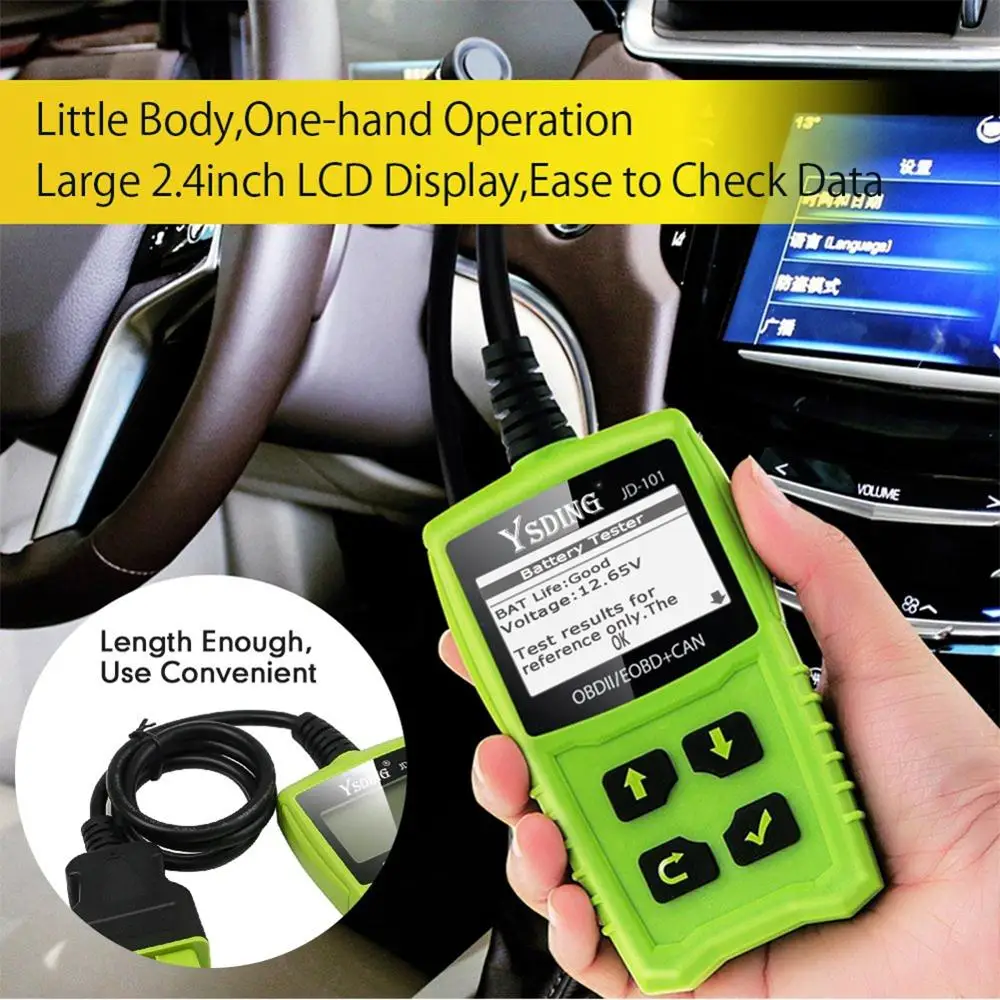 YSDING 101 OBD2 автомобильный сканер OBD Автомобильный диагностический инструмент на