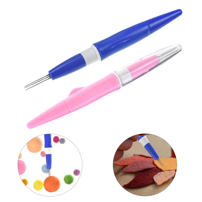 Ручка для вышивки и валяния с 3 иглами|Вязание| |