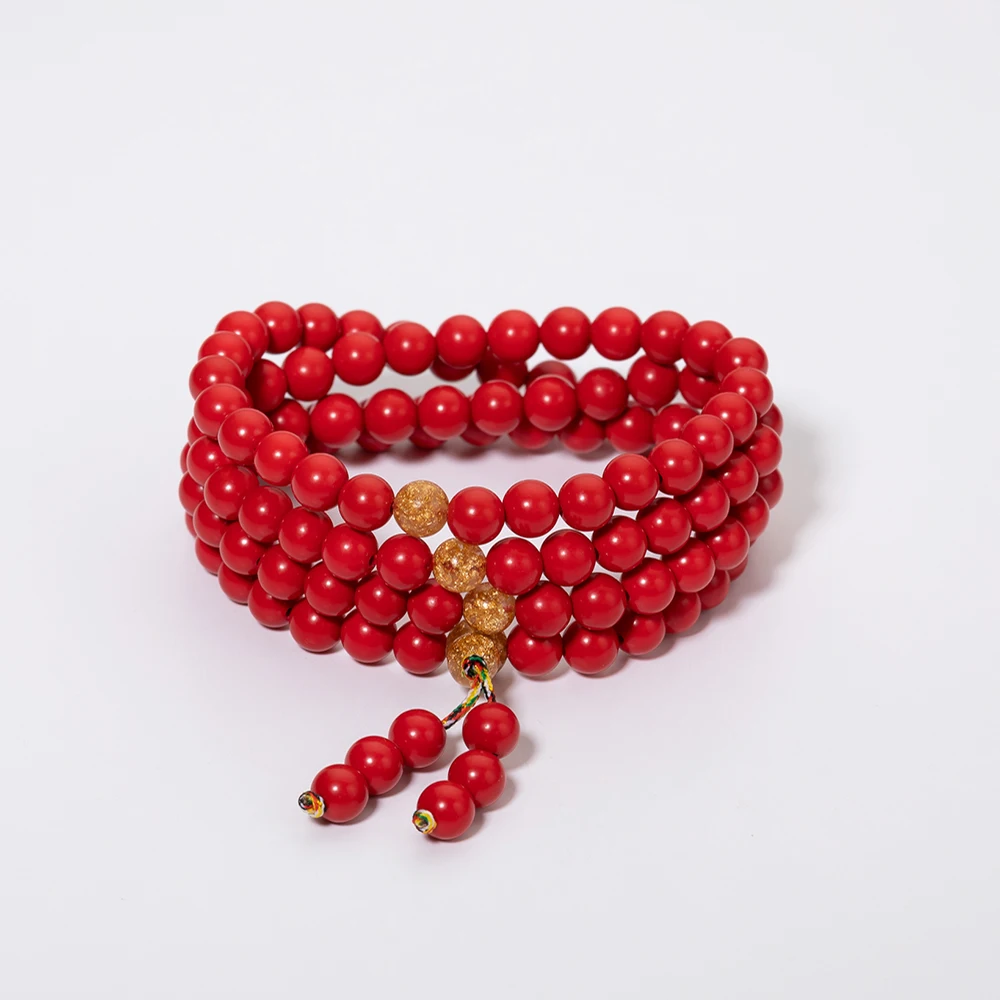 Трендовые Многослойные Очаровательные Круглые браслеты 6 7 8 мм с бусинами