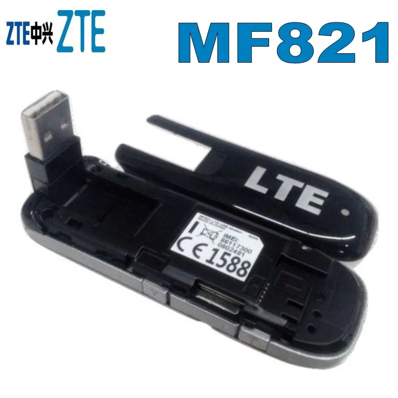Разблокированный ZTE MF821 4G 2G LTE USB ключ накопитель Мобильный широкополосный