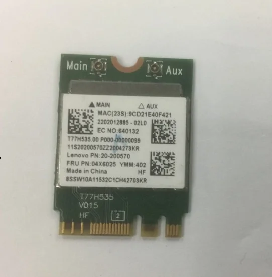 

Новая карта для Realtek RTL8723BE NGFF Mini PCI-E WiFi для Bluetooth 4,0 для Lenovo E450 E550 E455 E555 B40-30 FRU 04X6025
