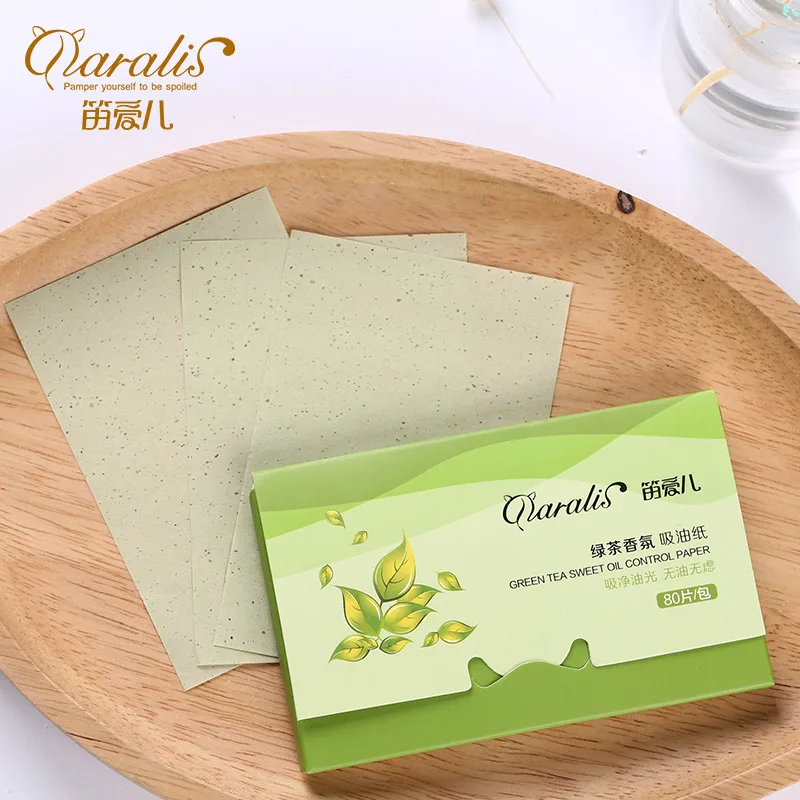 Очищающее масло для лица Matcha очищающее средство 80 листов в упаковке|Матирующие