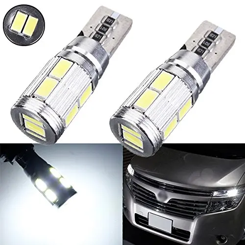 Фото Новинка, 4x Автомобильная фотовспышка, 10SMD 5630, без ошибок, T10 W5W 194, фотовспышка для автомобиля, парковочная лампа, положение, фотовспышка и т. Д. №1