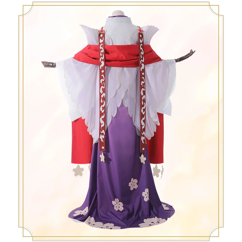 VEVEFHUANG Kосплей Game Cosplay Minamoto Kagura Onmyoji Women Kawaii Kimono Costume Dress Xmas Halloween Carnival Party |