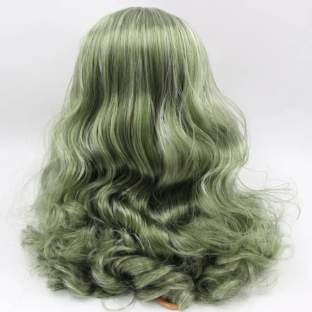 42998800 RBL Blyth волосы для куклы мягкой парики из натуральных волос, в том числе жесткий endoconch series.55 завод Blyth - Цвет: 42998800