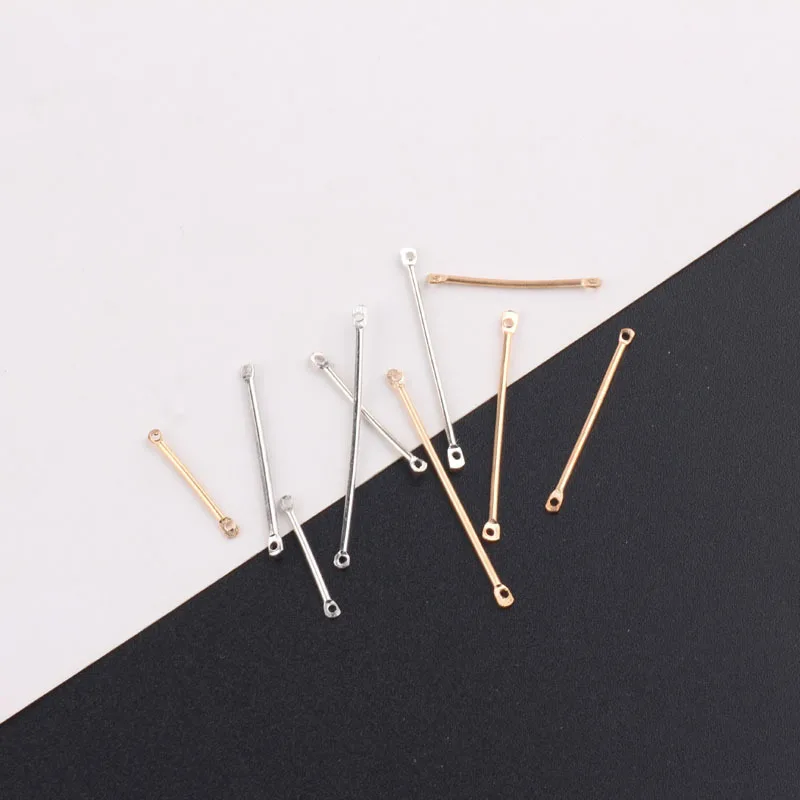 DIY серьги ручной работы аксессуары двойное отверстие шатун металлический ушной