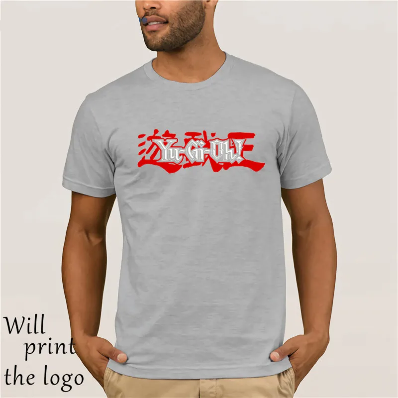 Yugioh Logo Yu-Gi-Oh Card Game Blue Eyes Silver Dragon T shirt Tee New Blouses Funny T-shirts and blouses | Мужская одежда