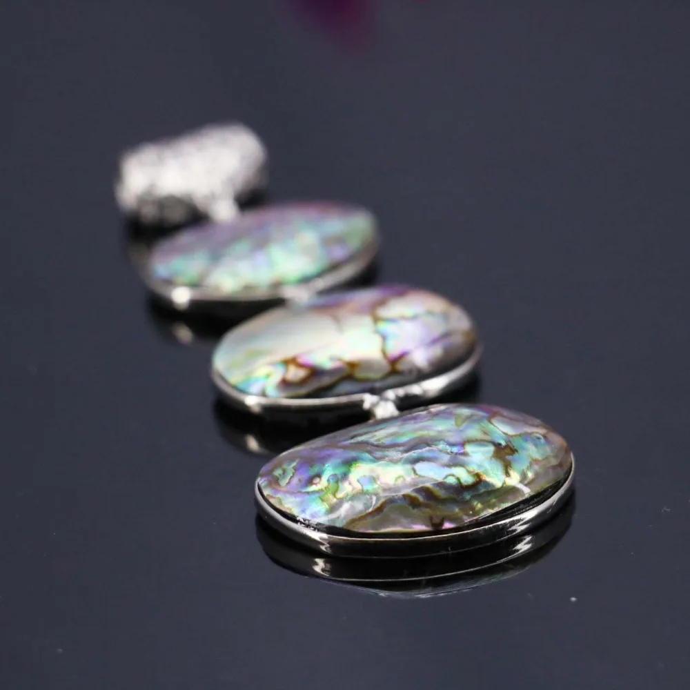 Бусины из ракушек Пауа натуральные 26 х38 мм раковины абалона цветов | Украшения и