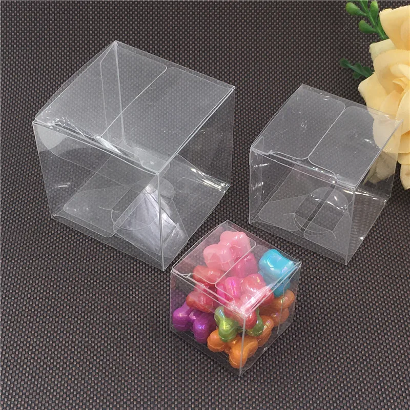 25Pcs Multiple Size Transparent PVC Plastic Box Clear Waterproof Wrapping Pack Gift Carry Case For Decoration Store Doll | Дом и сад