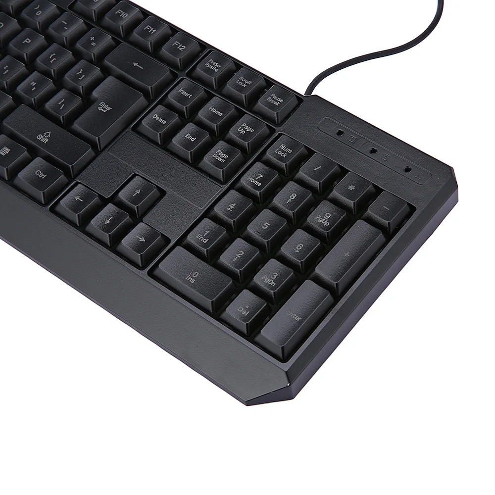 MotoSpeed K70L USB Проводная игровая клавиатура мышь набор водостойкая комбо со