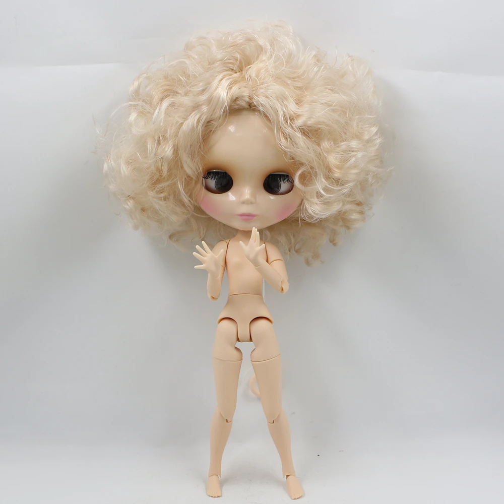 Ледяной обнаженный завод Blyth кукла серии No. BL3139 шампанское маленькие кудрявые
