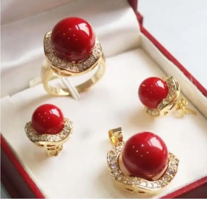 Набор ювелирных изделий с жемчугом лидер продаж новый стиль серьги из жемчуга
