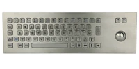 metal pc keypad terminal keyboard vandal proof rugged panel mount stainless steel keyboard for self service kiosk
