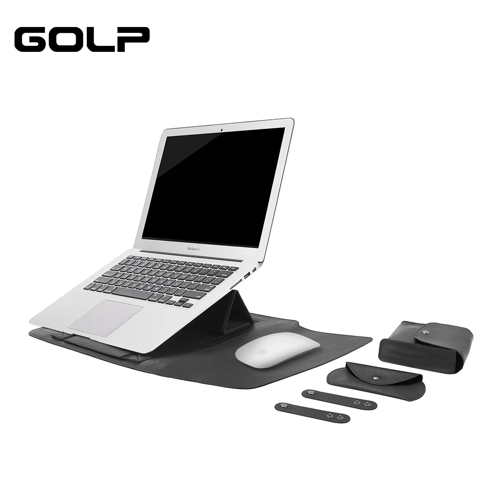 Чехол из искусственной кожи для ноутбука Macbook Air 13, чехол для ноутбука с держателем 11 12 13 15 дюймов, сумка для ноутбука macbook pro 13 15