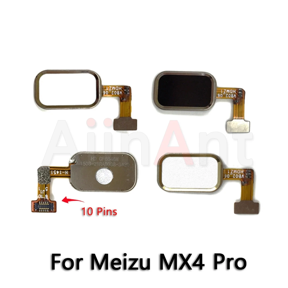

Aiinant Original Home Key Button Touch ID Fingerprint Sensor Flex Cable For Meizu MX4 MX 4 Pro Home Flex
