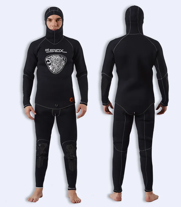 Костюм для дайвинга с длинными рукавами набор свинцов 5 мм утолщенный SLINX
