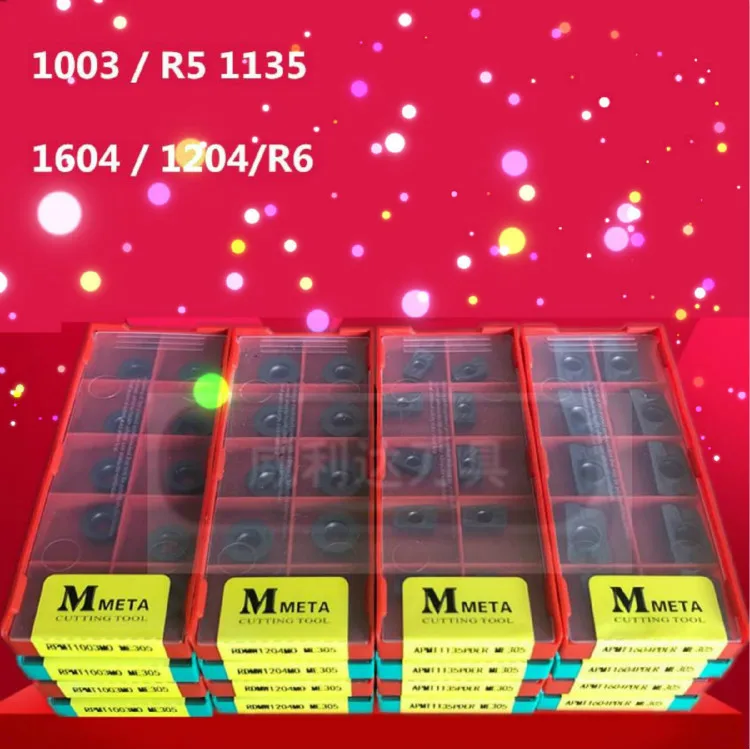 

Алмазные вставки для фрезерного станка WS5130 APMT1135 1604/1605 PDER R5 R6