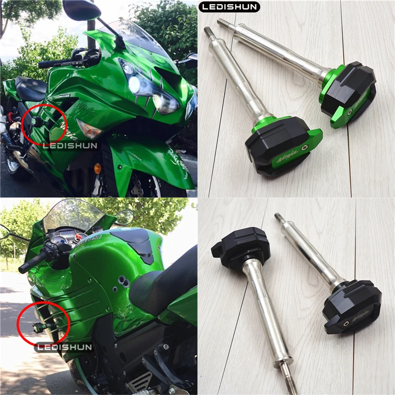 Для Kawasaki GTR 1400 ZX14R NINJA1400 ZZR1400 слайдеры рамы мотоцикла Слайдеры Защитная крышка