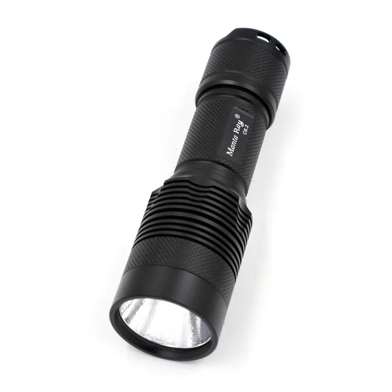 Manta Ray C8.2 тактический охотничий фонарь поисковый 5 режимов Cree XHP50.2 светодиодный