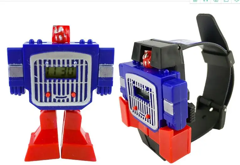 Детские светодиодные цифровые детские часы с героями мультфильмов Relogio Robot