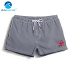 Мужские Пляжные трусы Gailang, быстросохнущие пляжные шорты с принтом, повседневные боксеры для активного отдыха, размера плюс