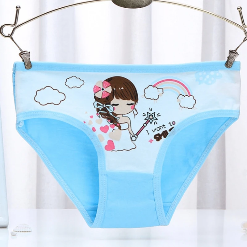 4 шт./Лот хлопковые трусы для девочек|Трусики| |