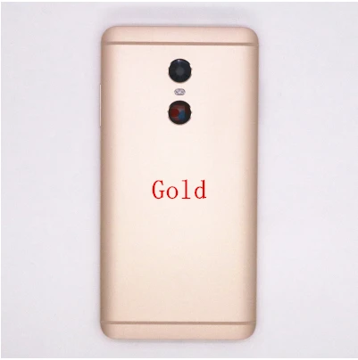 Gold Для Xiaomi Redmi Note 4 MTK батарея задняя крышка Задняя Дверь Корпус+ боковой ключ карты лоток держатель запасные части - Цвет: Gold
