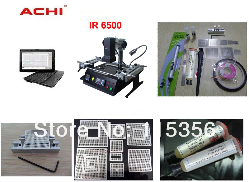 Бесплатная доставка оригинальная паяльная станция ACHI IR6500 IR BGA с бесплатным
