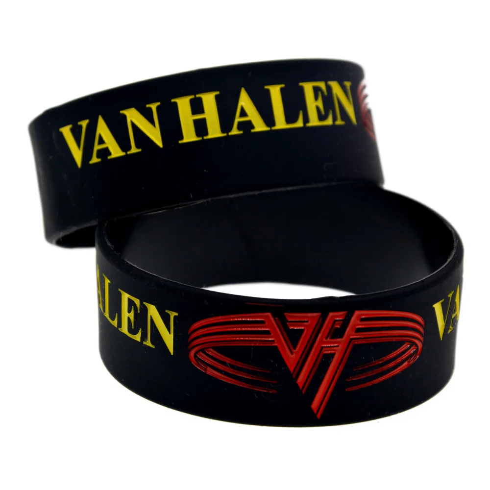 1 шт. Van Halen силиконовый браслет ширина дюйм широкий для концерта|Браслеты с