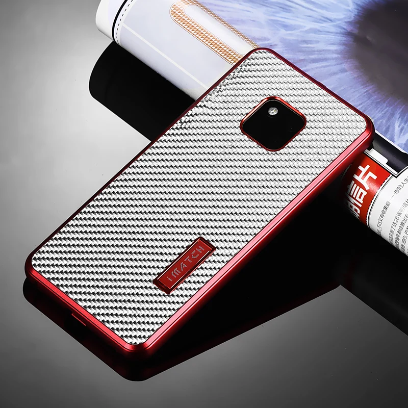 IMatch настоящий карбоновый и алюминиевый металлический чехол для huawei mate 20/Pro роскошный чехол с полной защитой для huawei mate 20 чехол