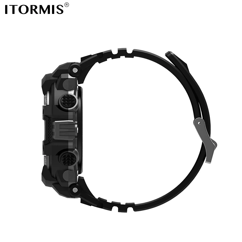 ITORMIS Bluetooth GPS Smart Watch SmartWatch Sport with Heart Rate Tracker Pedometer Altimeter Barometer Compass for Men | Электроника