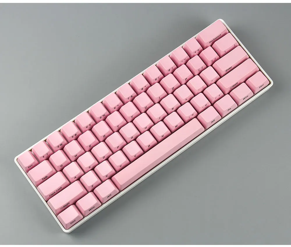 Боковая печать 60 OEM профиль толстые pbt брелки смешанные цвета для mx Переключатель механическая клавиатура GH60 покер 61