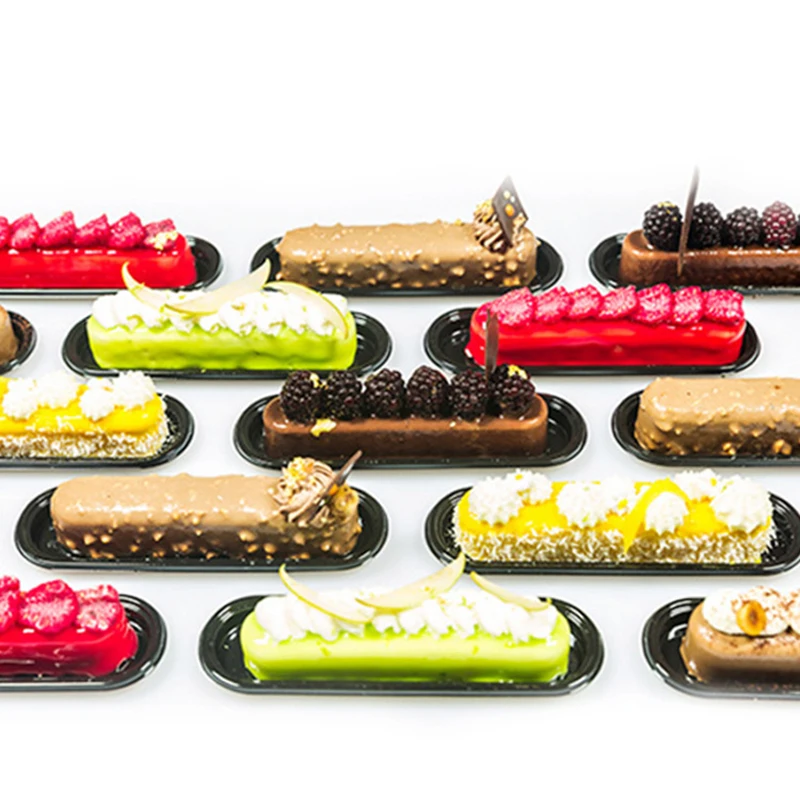 XINAHER силиконовые 3D десертные Eclair формы для выпечки торта печенья конфеты ледяные