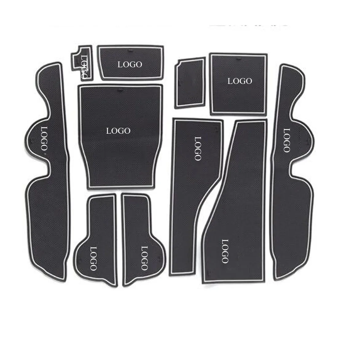 Авто стайлинг коврик наклейка ворота слот площадку резиновый двери ковер для