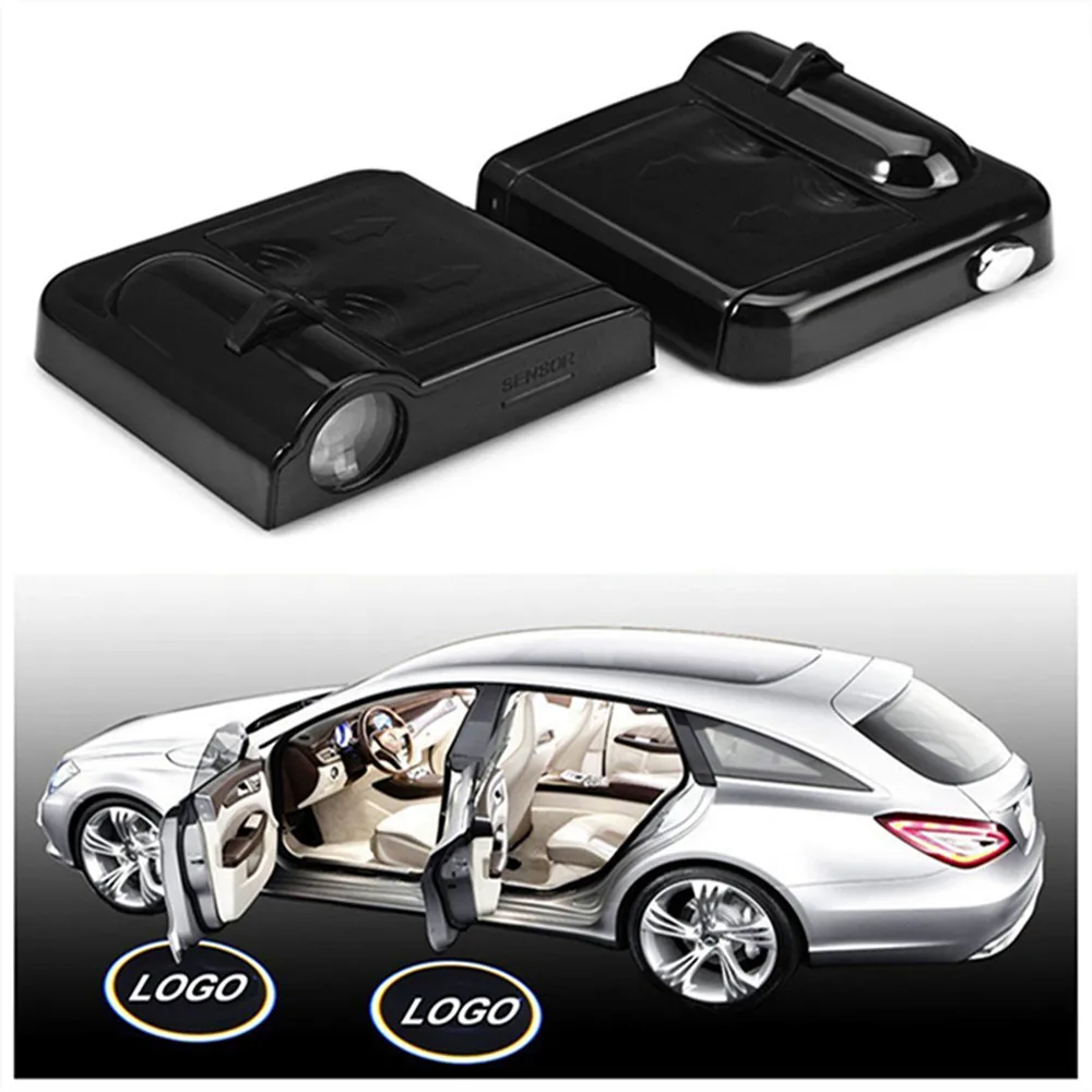 

2pcs Universal Wireless Car Door LED Welcome Laser Projector Logo Ghost Shadow Light Car Styling Car Interior Lamp Light for BMW
