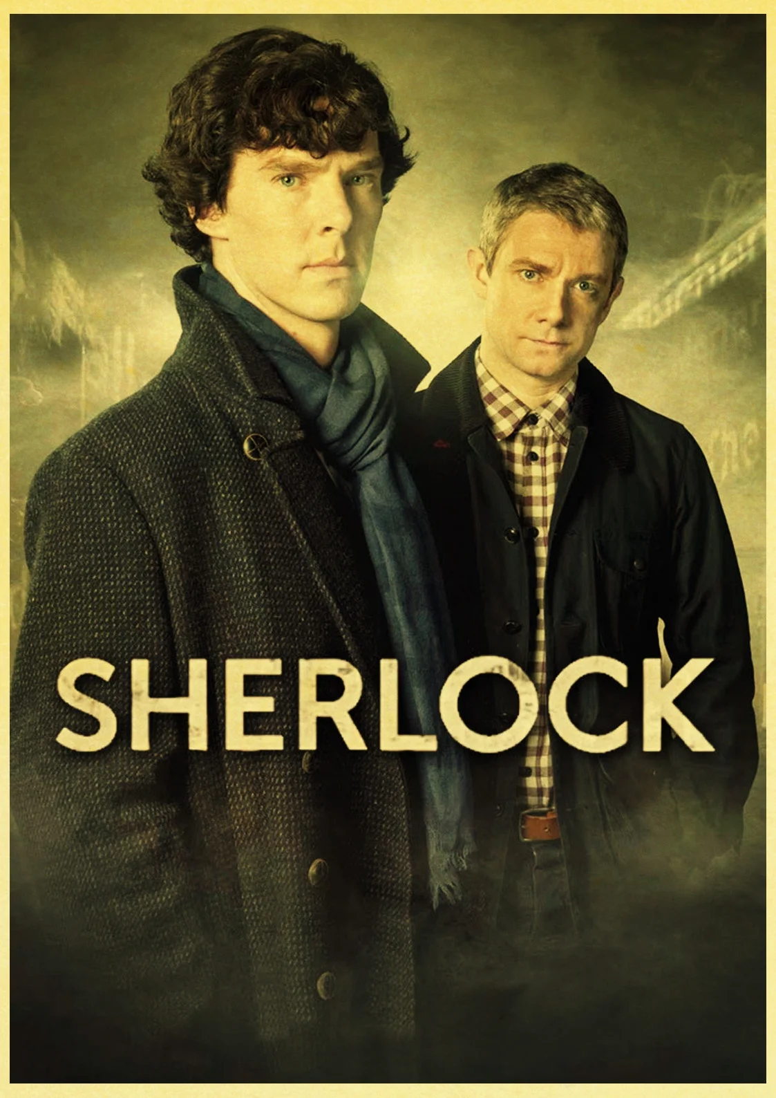 E078 Шерлок Холмс Американский ТВ сериал наклейки на стену Ретро плакат печатает Высокое качество для гостиной украшение дома живопись - Цвет: E078