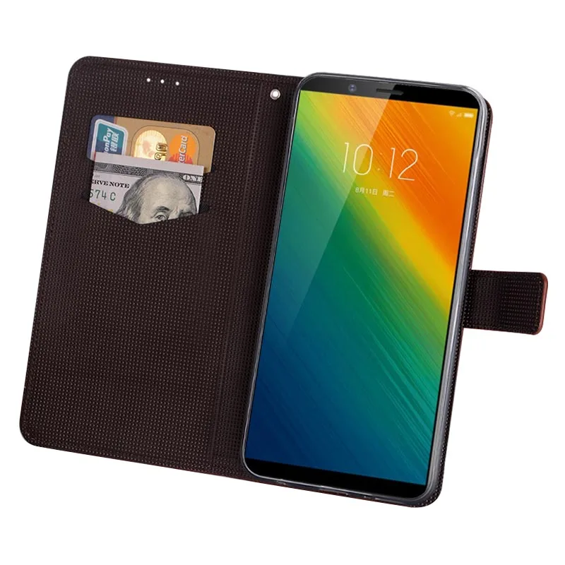 Чехол для Lenovo K5 Note 2018 Роскошный кожаный флип-чехол L38012 защитный чехол телефона