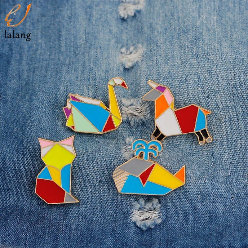 Модные Красочные Сращивание животных Броши Кролик Кот медведь Гусь белка лошадь