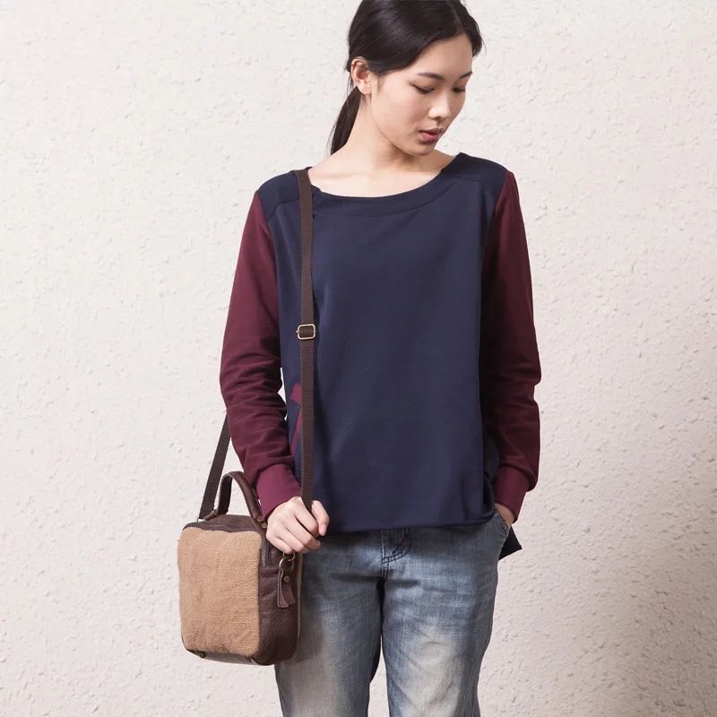 Женские сумки-мессенджеры винтажные холщовые сумки на одно плечо Повседневная