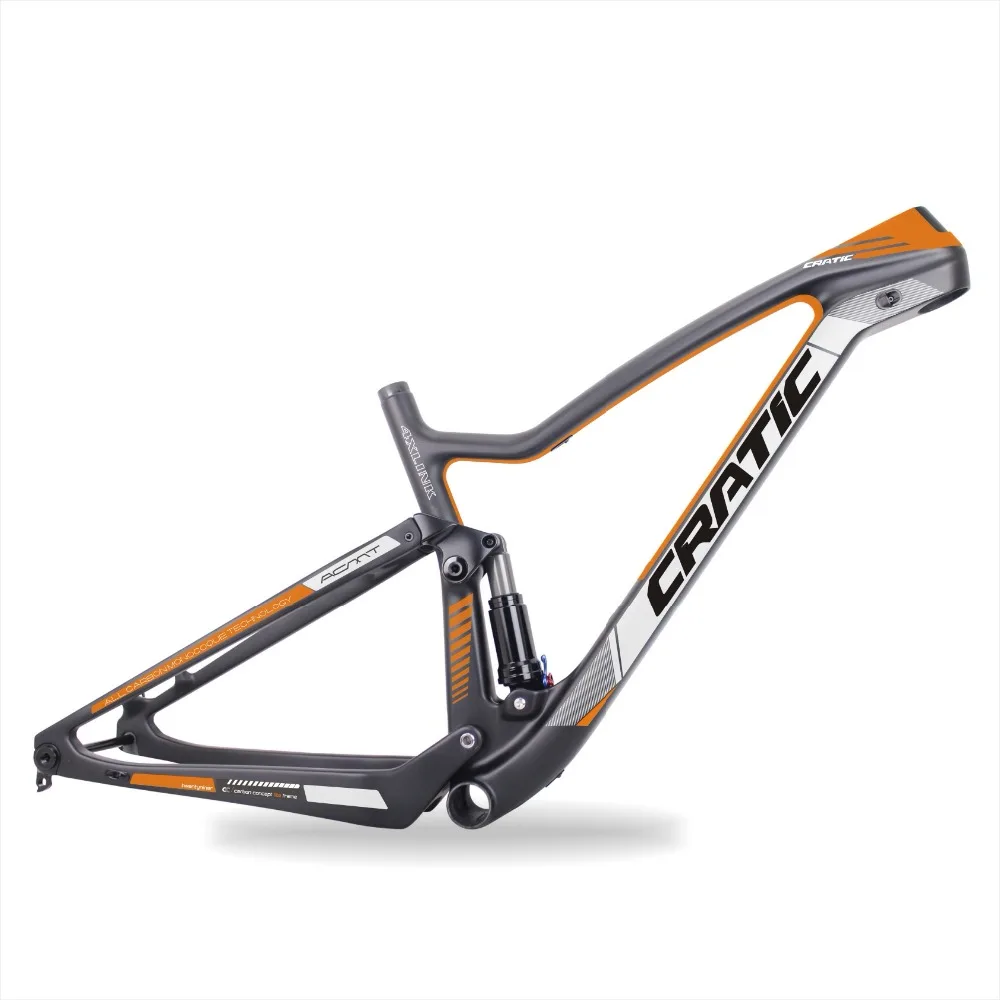 Carbon mtb Frame 29er BB92 T700 Mountain Bike UD Matte or Glossy 142*12 thru axle MTB carbon Full Suspension frame | Спорт и