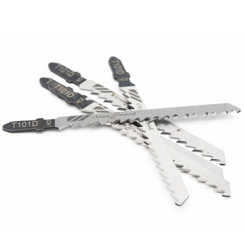 25 шт. HCS Jigsaw Blades T101D T144D T244D t-хвостовик инструмент кривой наборы для резки древесины
