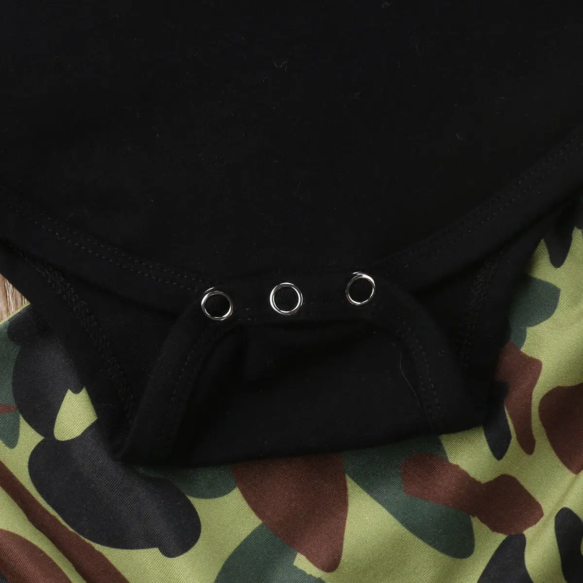 Newborn baby clothes children clothing Tops Romper Bodysuit Camo Pants 3PCS Outfits Set Clothes-15 |