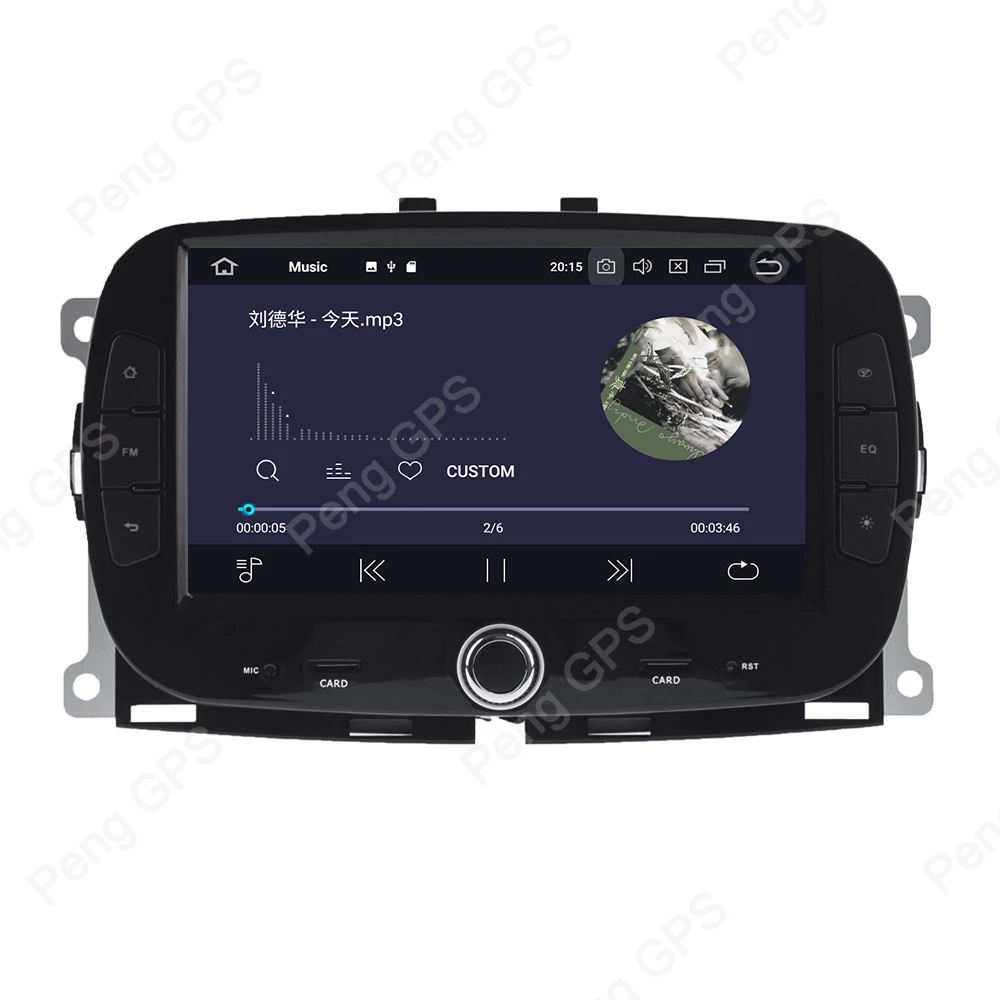 0cta Core Android 9 0 Автомобильный CD DVD-плеер для FIAT 500 2015 + GPS-навигация 1024X600 двойной Din