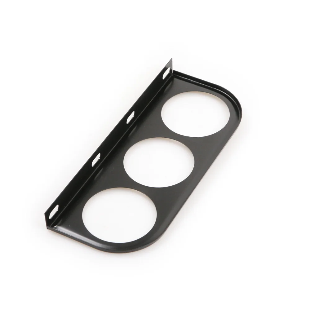 Brand New 1Pc 52MM Universal Car 3 Hole Gauge Meter Pod Mount Holder Black Metal | Автомобили и мотоциклы