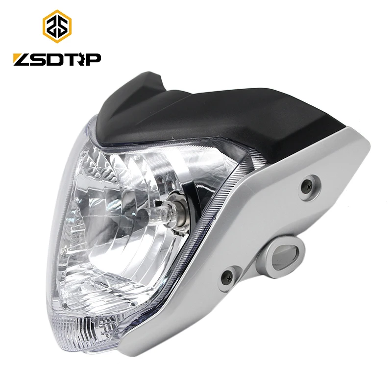 Передняя фара ZSDTRP для мотоцикла лампа Yamaha FZ 16 с чехлом| |