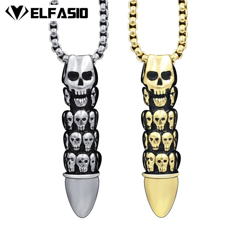 Мужская цепочка из нержавеющей стали 316L с подвеской Байкер 51 71 см|biker pendant|chain necklace
