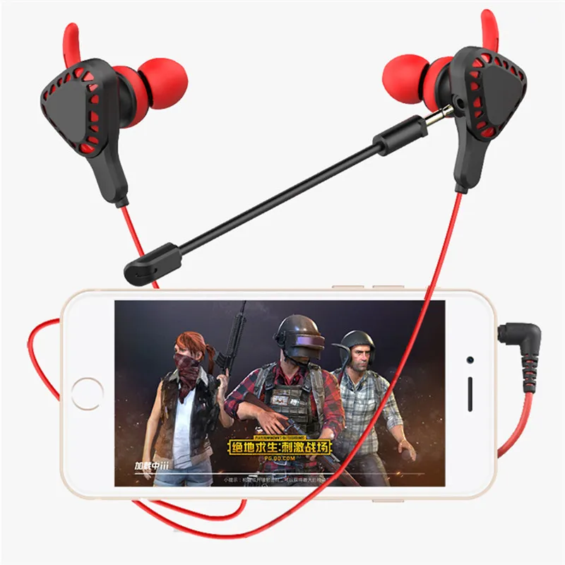 T8 PC игровая гарнитура проводные наушники в ухо стерео бас музыкальные с