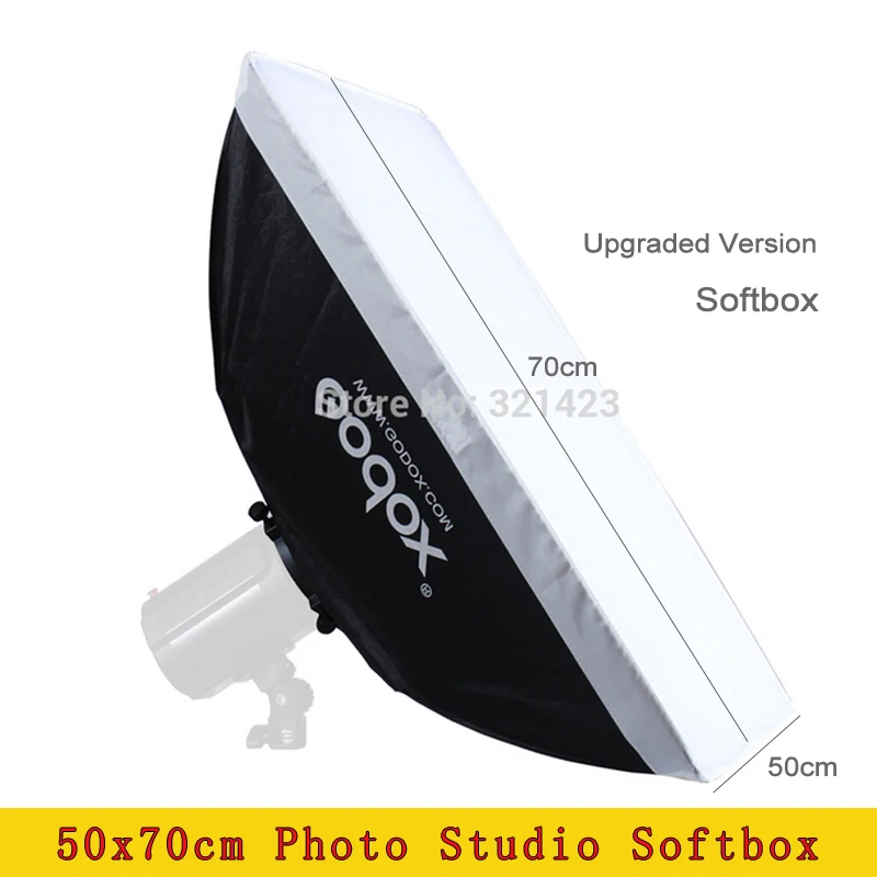 Фотостудия Godox 50x70 см софтбокс для вспышки камеры рассеиватель света не включает
